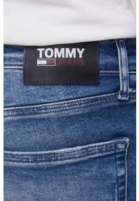 Tommy Jeans jeansy SCANTON BF3314 męskie. Kolor: niebieski