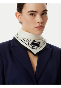 Karl Lagerfeld - KARL LAGERFELD Apaszka B2W33069 Beżowy jasny. Kolor: beżowy. Materiał: jedwab #2