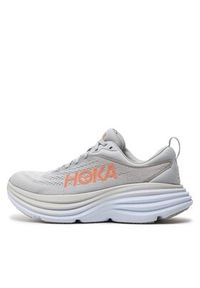 HOKA - Hoka Buty do biegania Bondi 8 1127952 Szary. Kolor: szary. Materiał: materiał #6
