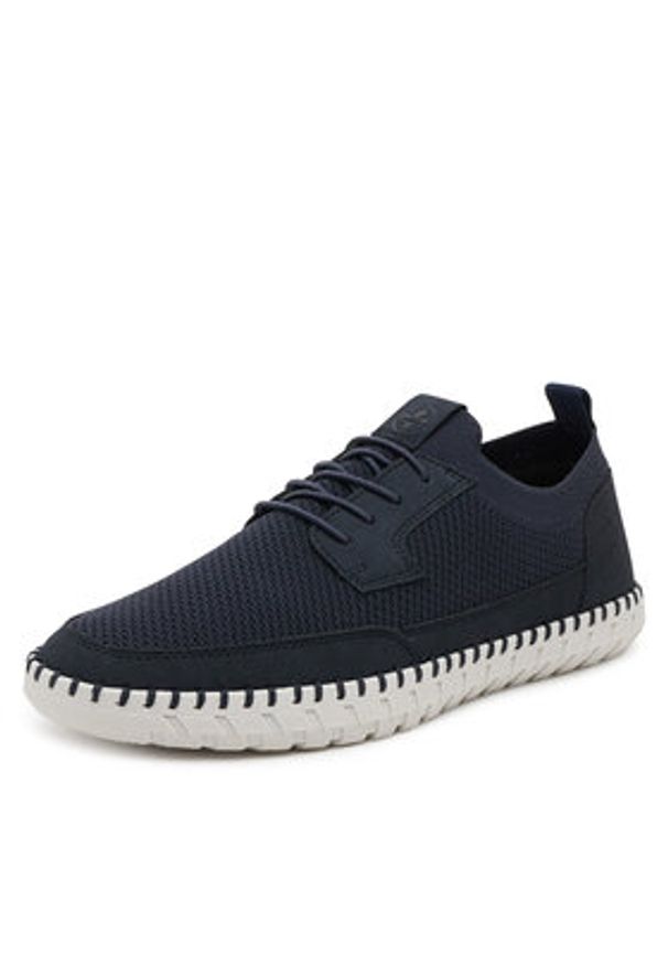 Rieker Sneakersy B2953-14 Granatowy. Kolor: niebieski. Materiał: materiał