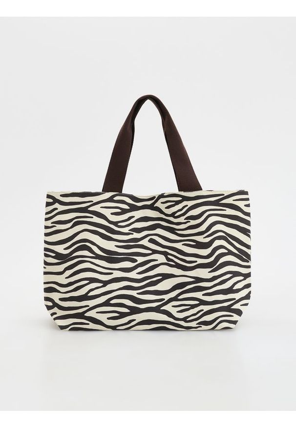 Reserved - Płócienna torebka shopper - wielobarwny