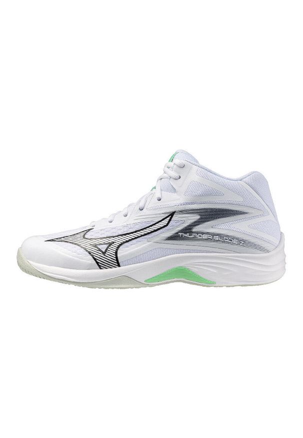 Buty halowe Mizuno Thunder Blade Z Mid. Kolor: czarny, biały, wielokolorowy. Sport: piłka ręczna