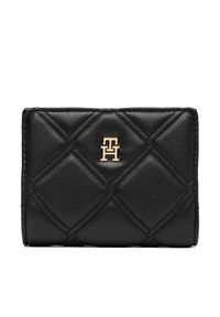 TOMMY HILFIGER - Tommy Hilfiger Portfel Th Feminine Bifold AW0AW18701 Czarny. Kolor: czarny. Materiał: skóra #1