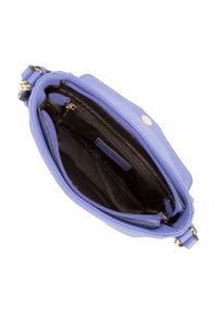 Wittchen - Damska torebka skórzana pikowana z chwostem jasny fiolet. Wzór: haft, gładki. Dodatki: z haftem. Materiał: skórzane. Styl: elegancki. Rodzaj torebki: na ramię #3