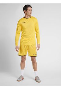 Hummel koszulka męska z długim rękawem hml Authentic Poly Jersey. Kolor: żółty, wielokolorowy, pomarańczowy, czarny. Materiał: jersey. Długość rękawa: długi rękaw. Długość: długie