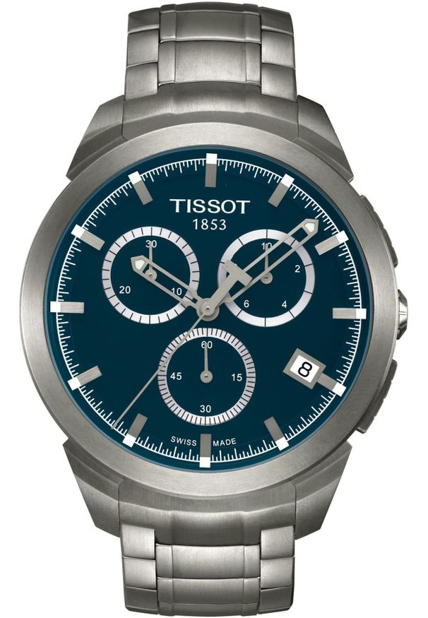 TISSOT - Zegarek Tissot Zegarek Męski Tissot Titanium Chronograph T069.417.44.041.00 (43 mm)