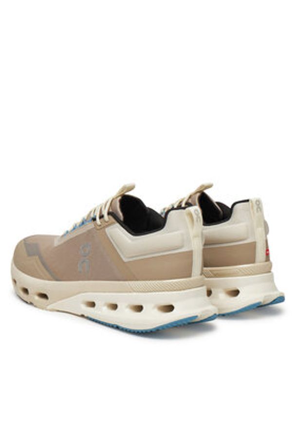 On Sneakersy Cloudnova X 3ME30413096 Beżowy. Kolor: beżowy. Materiał: materiał