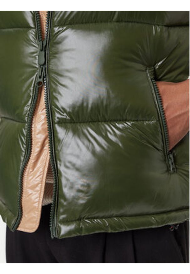Save The Duck Kamizelka D81382U LOVE21 Zielony Regular Fit. Kolor: zielony. Materiał: syntetyk