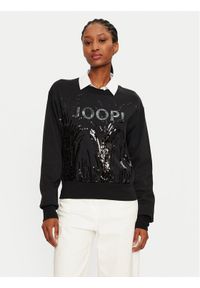 JOOP! Bluza 58 JW244JE463 30043704 Czarny Regular Fit. Kolor: czarny. Materiał: bawełna