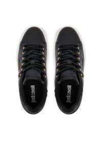 Just Cavalli Sneakersy 80RA3SB1 ZPC03 Czarny. Kolor: czarny. Materiał: skóra #5