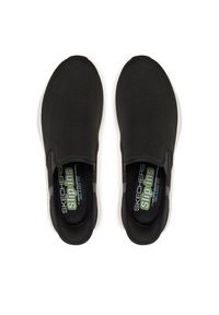 skechers - Skechers Sneakersy D'Lux Walker 2.0-Reeler 232463/BLK Czarny. Kolor: czarny. Materiał: materiał #3