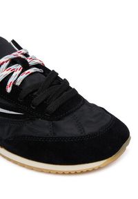 D.A.T.E. Sneakersy Athleta W441-AB-CO Czarny. Kolor: czarny. Materiał: skóra, zamsz #6