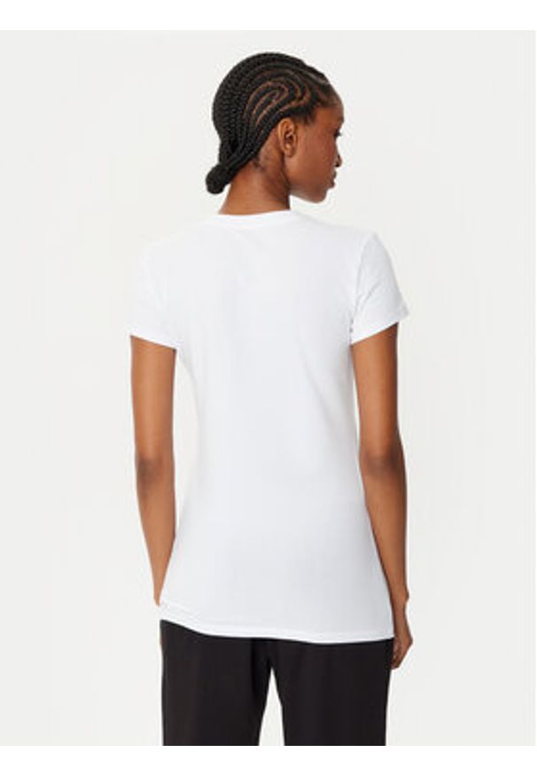 Armani Exchange T-Shirt XW000105 AF11929 U0002 Biały Slim Fit. Kolor: biały. Materiał: bawełna