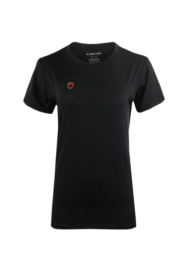 NEW LAYER - Koszulka damska Eco Performance Black 2XS - trwała i oddychająca. Kolor: czarny. Materiał: poliester