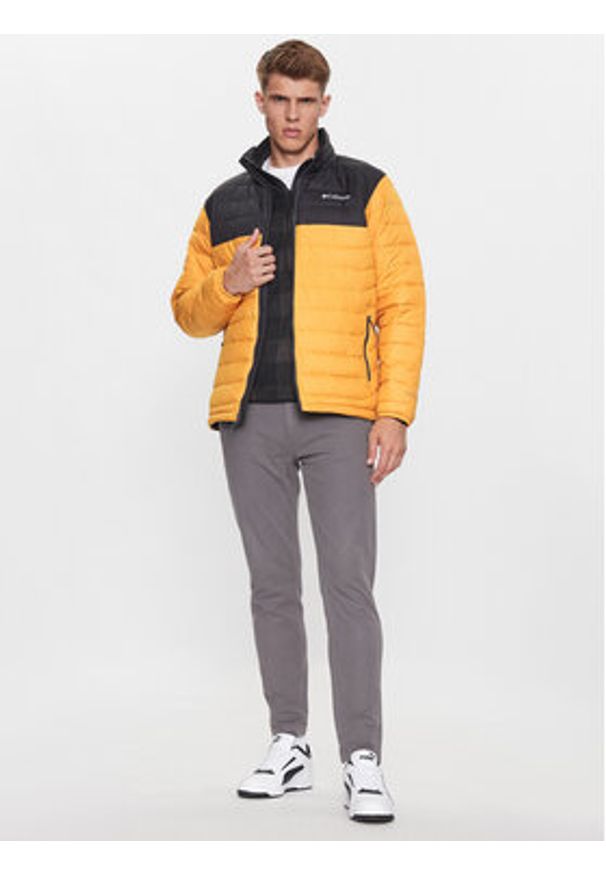 columbia - Columbia Kurtka przejściowa Powder Lite™ Jacket 169800 Żółty Regular Fit. Kolor: żółty. Materiał: syntetyk