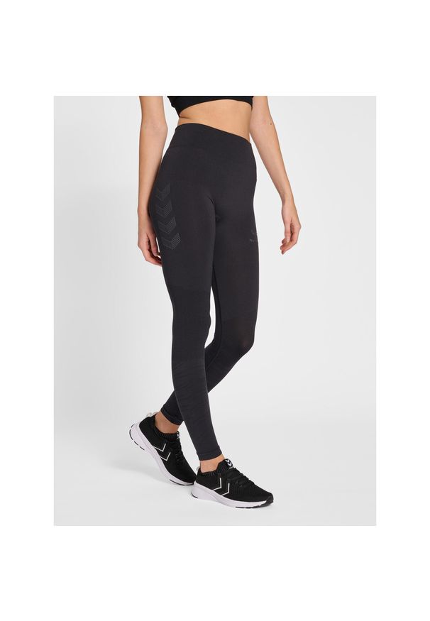 Damskie wysokie legginsy Hummel ON-Grid. Kolor: czarny
