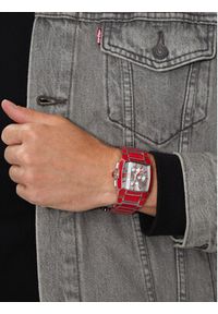 Diesel Zegarek Cliffhanger DZ4637 Czerwony. Kolor: czerwony #3