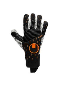 UHLSPORT - Rękawice bramkarskie Uhlsport Speed Contact Supergrip. Kolor: czarny, biały, wielokolorowy. Sport: piłka nożna #1