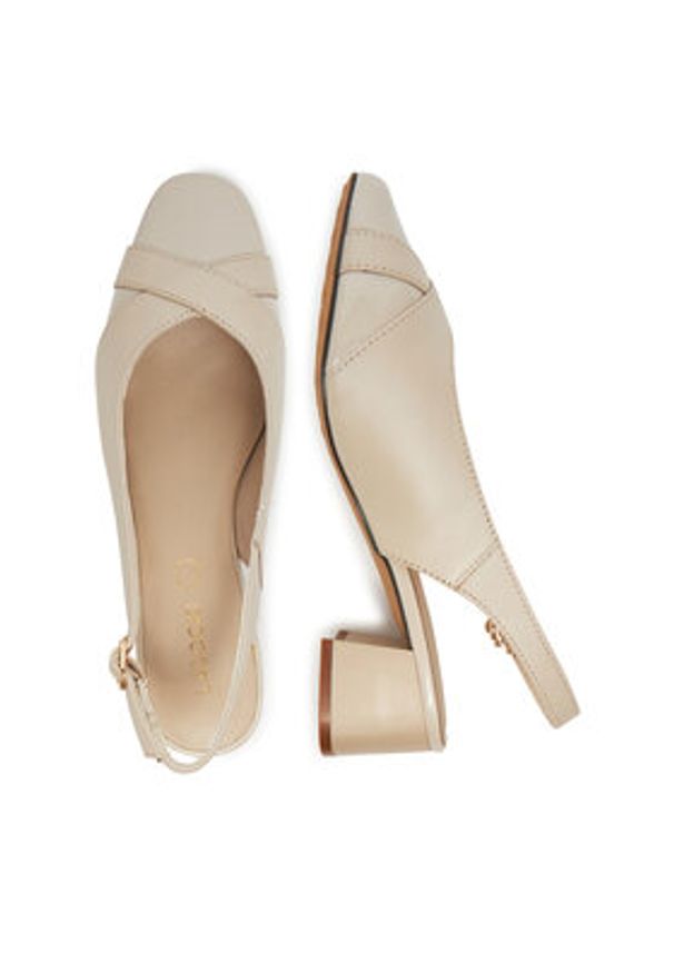 Lasocki Czółenka RST-AGNES-12 Beżowy. Kolor: beżowy. Materiał: skóra