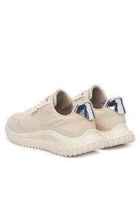 Calvin Klein Sneakersy Eva Runner Lace Up Mat Mix YW0YW02016 Beżowy. Kolor: beżowy. Materiał: materiał #5