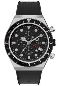 Zegarek Męski TIMEX Three Time Zone Q Timex TW2V70000. Materiał: tworzywo sztuczne. Styl: casual #1