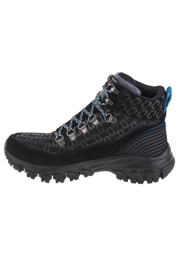 skechers - Buty trekkingowe damskie Skechers X Diane Von Furstenberg Edgmont Ridge Link. Wysokość cholewki: za kostkę. Zapięcie: sznurówki. Kolor: czarny. Materiał: materiał. Szerokość cholewki: normalna