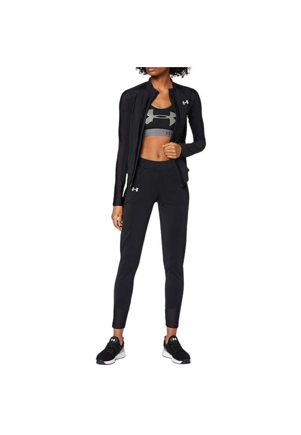 Spodnie treningowe damskie Under Armour ColdGear Run. Kolor: czarny. Materiał: poliester. Sport: bieganie