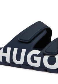 Hugo - HUGO Klapki Evander 50542042 Granatowy. Kolor: niebieski. Materiał: syntetyk #5