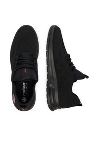 Rieker Sneakersy B7376-00 Czarny. Kolor: czarny. Materiał: materiał #5