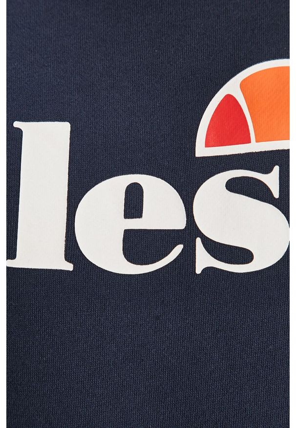 Ellesse - Bluza. Okazja: na co dzień. Kolor: niebieski. Materiał: dzianina. Wzór: nadruk. Styl: casual