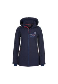 PEAK MOUNTAIN - Damska kurtka softshellowa Peak Mountain Amont. Kolor: niebieski. Sport: turystyka piesza #1