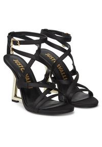 Just Cavalli Sandały 78RA3S63 ZSA29 Czarny. Kolor: czarny. Materiał: materiał #6