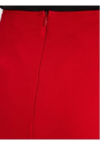 Morgan Spódnica mini 252-JADOR.F Czerwony Slim Fit. Kolor: czerwony. Materiał: bawełna #3