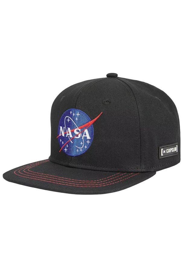 CapsLab - Czapka z daszkiem Capslab Space Mission NASA Snapback Cap - CL/NASA/1/US2. Kolor: czarny