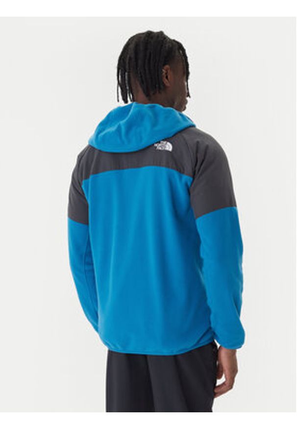 The North Face Polar Glacier NF0A89JJ Niebieski Regular Fit. Kolor: niebieski. Materiał: syntetyk