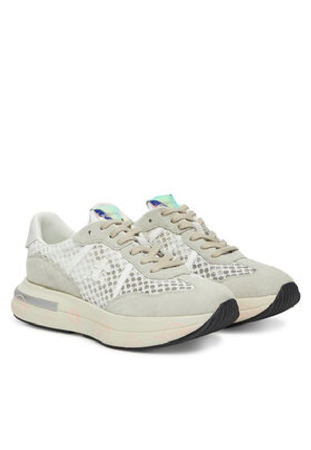Premiata Sneakersy Cassie Var 7390 Biały. Kolor: biały. Materiał: materiał