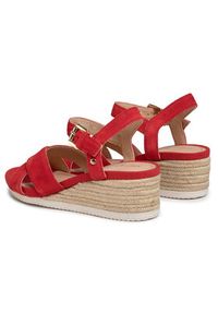 Geox Espadryle D Ischia Corda C D02HHC 00022 C7000 Czerwony. Kolor: czerwony. Materiał: skóra, zamsz #4