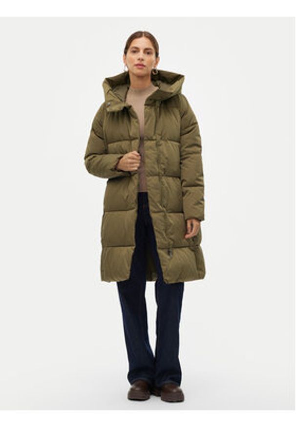 Vero Moda Płaszcz zimowy Stella 10300030 Zielony Loose Fit. Kolor: zielony. Materiał: syntetyk. Sezon: zima