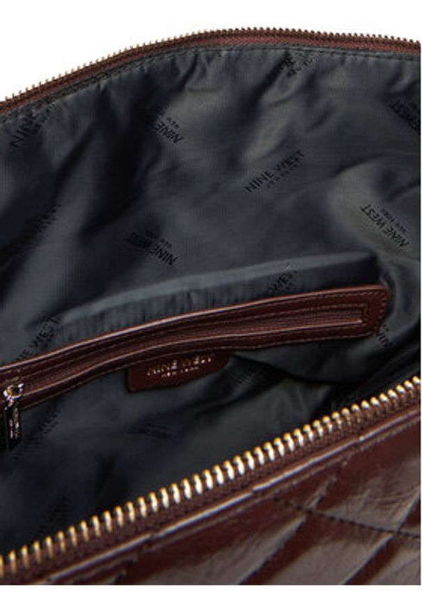 Nine West Torebka CEO-SOPHIA-LA374-4066 Brązowy. Kolor: brązowy