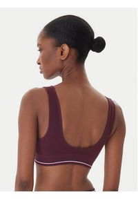 TOMMY HILFIGER - Tommy Hilfiger Biustonosz top UW0UW06062 Bordowy. Kolor: czerwony. Materiał: bawełna #5