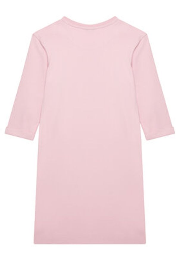 Guess Sukienka codzienna J3YK13 KA6W4 Różowy Regular Fit. Okazja: na co dzień. Kolor: różowy. Materiał: bawełna. Typ sukienki: proste. Styl: casual
