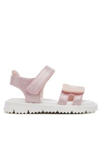 Sandały Calvin Klein Jeans. Kolor: różowy