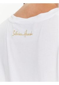 Silvian Heach Top GPP23024CN Biały Slim Fit. Kolor: biały. Materiał: bawełna #4