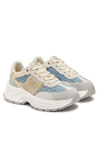 Liu Jo Sneakersy Eva 02 BA5065 PX617 Szary. Kolor: szary. Materiał: skóra, zamsz #6