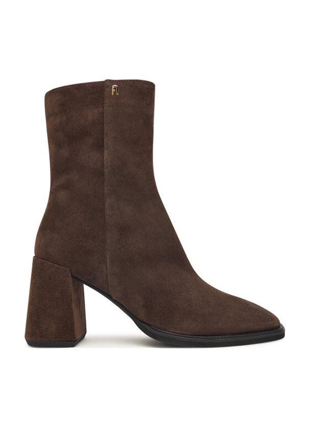 Furla Botki Diamante YK05FUD-Y61000-2566S-1-007-3600 S Brązowy. Kolor: brązowy. Materiał: zamsz, skóra