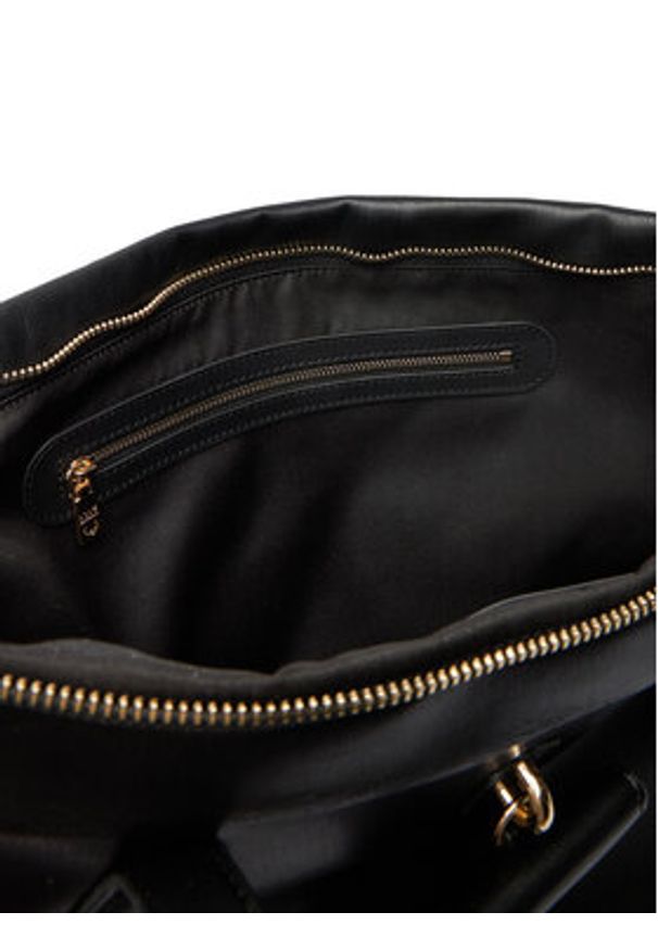 Love Moschino - LOVE MOSCHINO Torebka JC4358PP0NKN0000 Czarny. Kolor: czarny. Materiał: skórzane