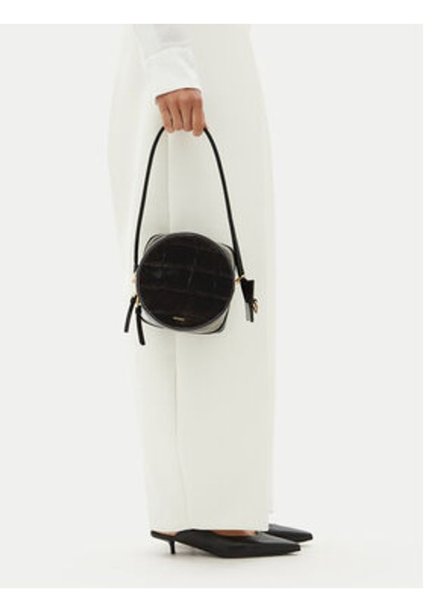 JACQUEMUS Torebka 241BA398 Czarny. Kolor: czarny. Materiał: skórzane