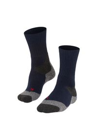 Skarpetki damskie Falke TKX Expedition. Kolor: niebieski. Sport: turystyka piesza #1