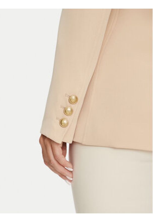 Guess Marynarka Fiona W4YN54 WFWX2 Beżowy Regular Fit. Kolor: beżowy. Materiał: syntetyk