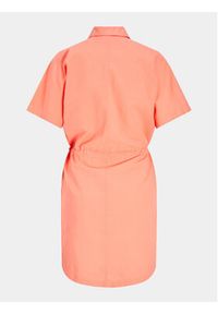 JJXX Sukienka koszulowa Sana 12249747 Pomarańczowy Relaxed Fit. Kolor: pomarańczowy. Materiał: bawełna. Typ sukienki: koszulowe #5